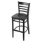 Holland Bar Stool Co 25" Counter Stool, Black Finish, Black Seat 314025BlkBlk - alternate 1